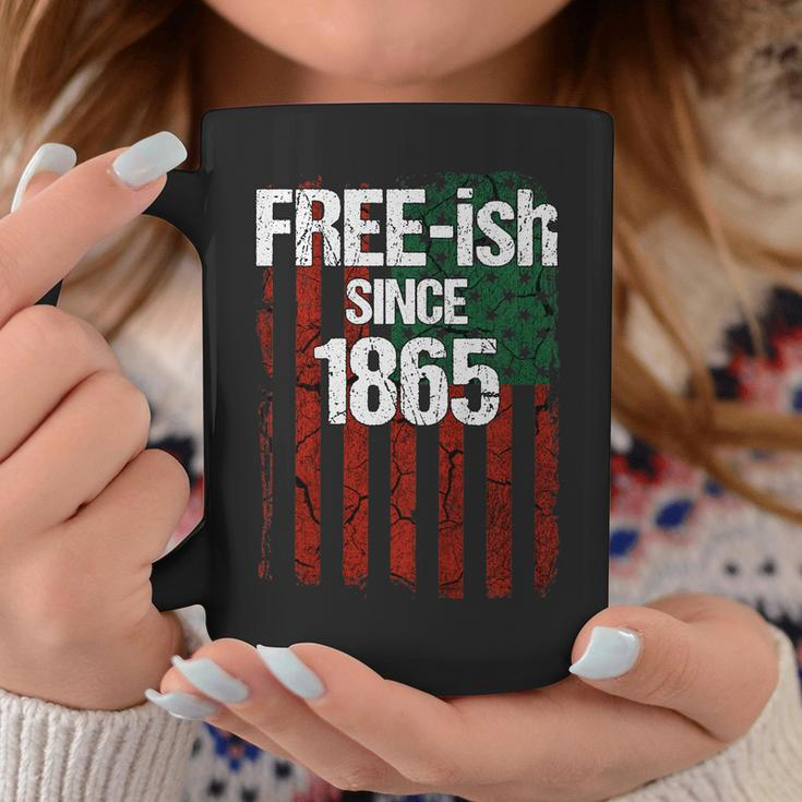 Free-Ish Since 1865 Juneteenth Day Flag Black Pride Tshirt Coffee Mug Unique Gifts