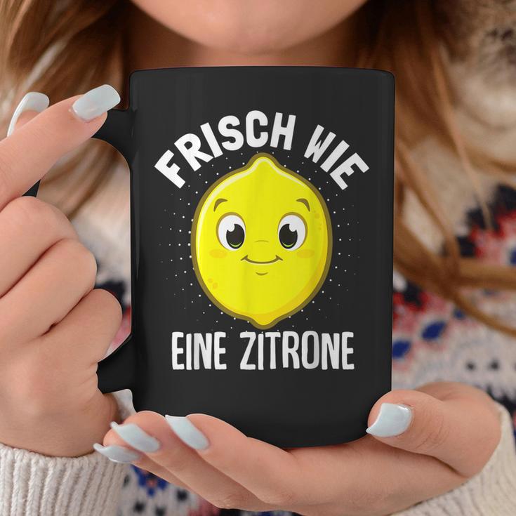 Frisch Wie Eine Zitrone Limette Früchte Zitronen Geschenk Tassen Lustige Geschenke