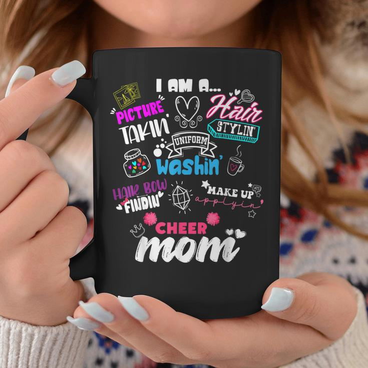 Funny Cheerleading Mom For Cheer Moms Cheer Squad Cheer Mom Coffee Mug Unique Gifts
