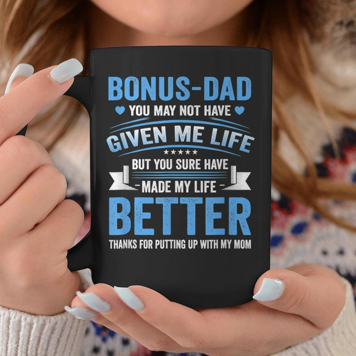 Funny Fathers Day Bonus Dad Gift From Daughter Son Wife Coffee Mug Unique Gifts