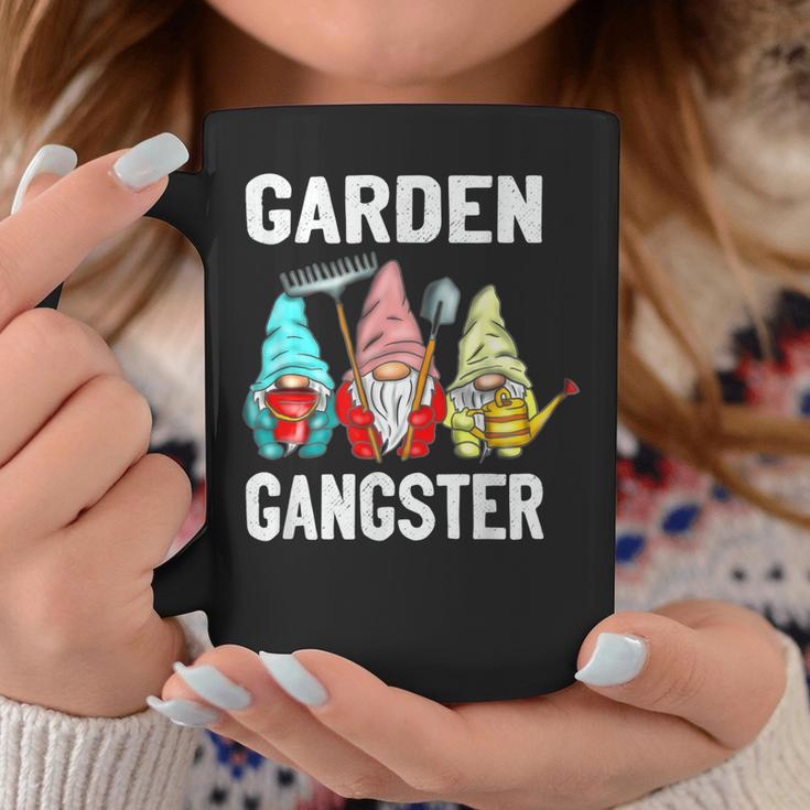 Funny Gnome Lover Garden Gangster Gnomes Gardener Coffee Mug Unique Gifts