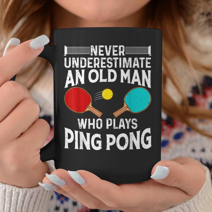 Funny Ping Pong Design Men Dad Grandpa Table Tennis Player Coffee Mug Unique Gifts