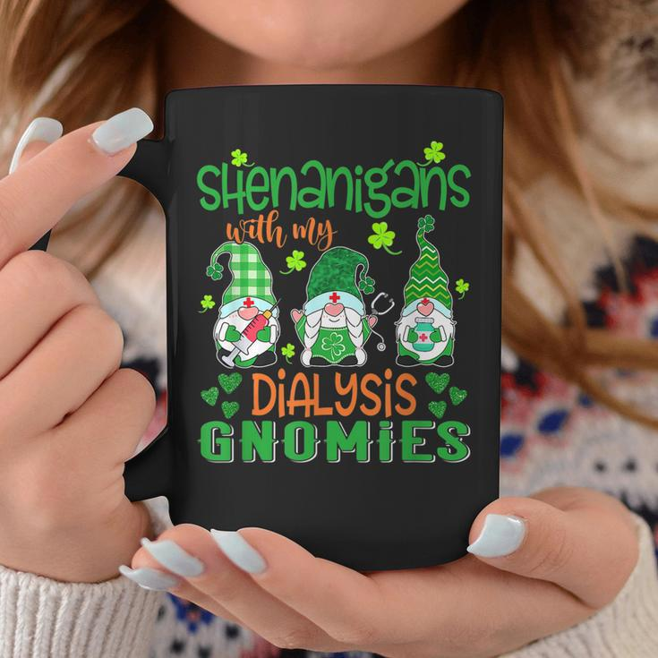 Funny Shenanigans Dialysis Gnomies St Patricks Day Nurse Coffee Mug Personalized Gifts