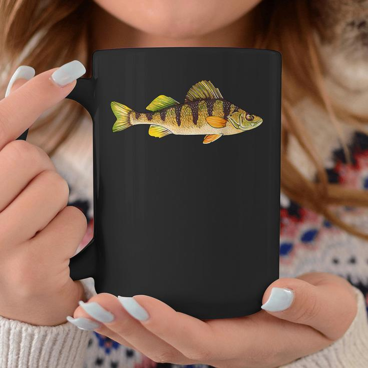Funny Yellow Perch Fishing Freshwater Fish Angler Coffee Mug Unique Gifts