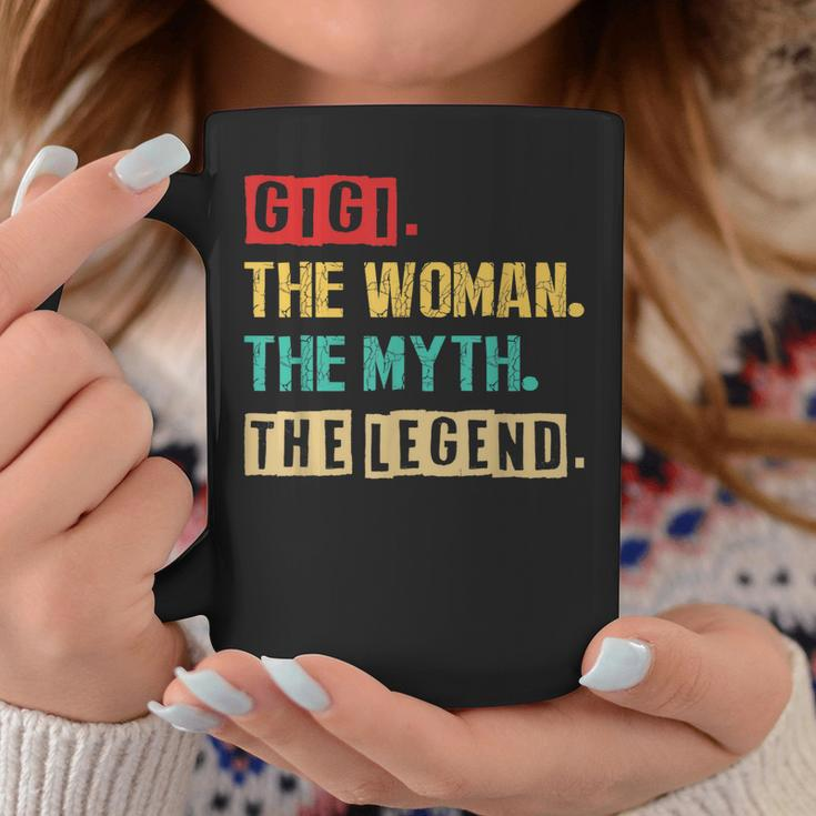 Gigi The Woman The Myth The Legend Vintage Mother Day Coffee Mug Funny Gifts