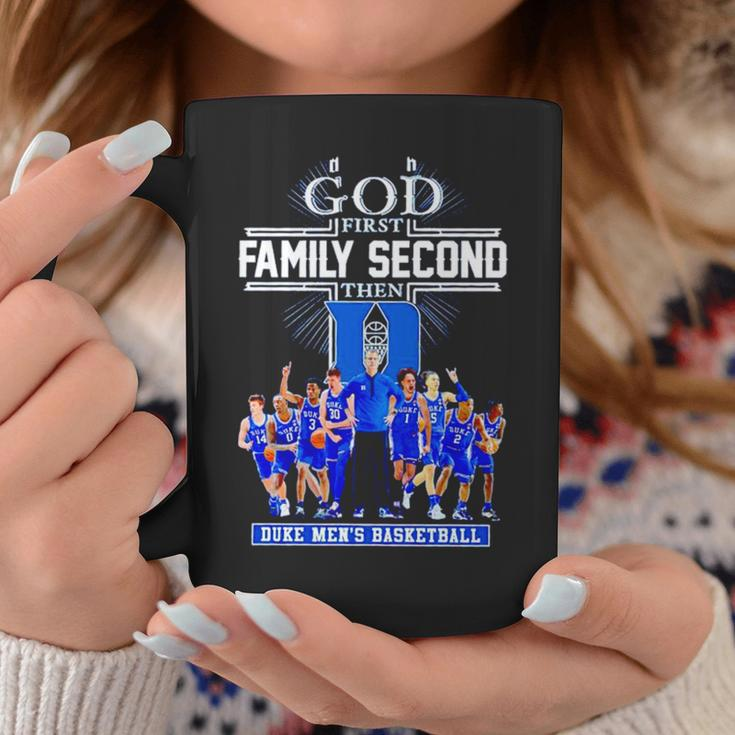 God First Family Second Then Duke Men’S Basketball Coffee Mug Unique Gifts