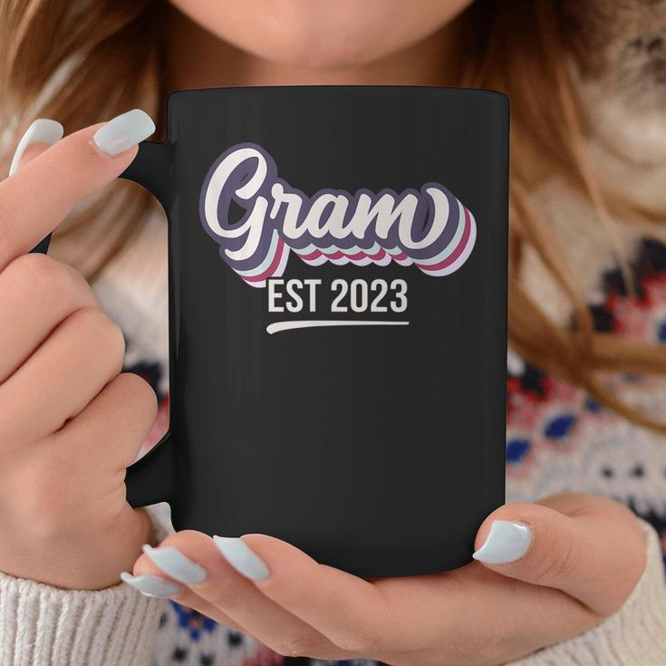 Gram Est 2023 - Soon To Be Grandma Pregnancy Announcement Coffee Mug Unique Gifts