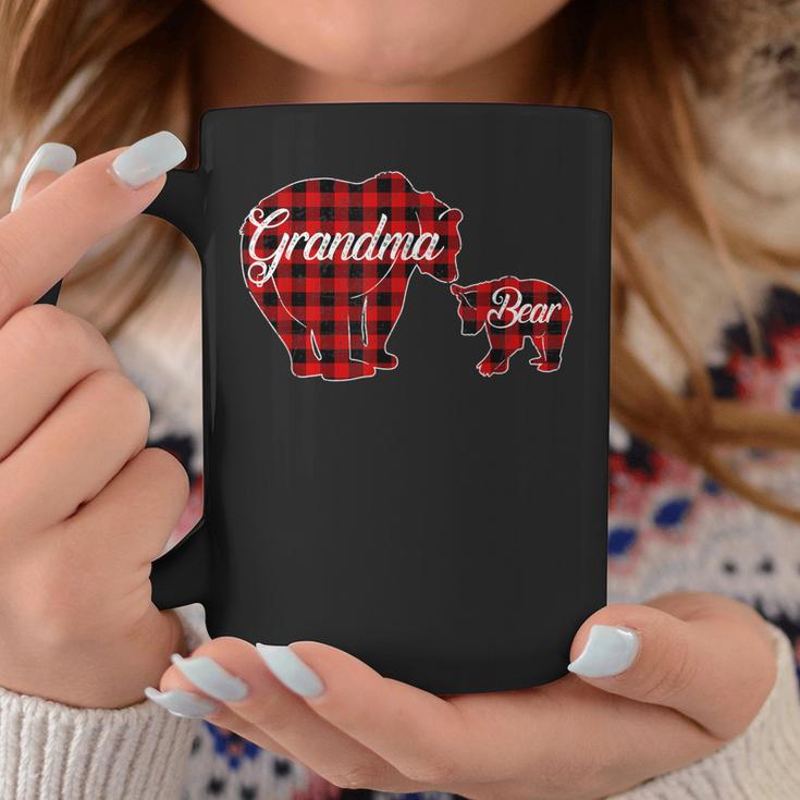 Grandma Bear Buffalo Plaid Weihnachten Tassen Lustige Geschenke