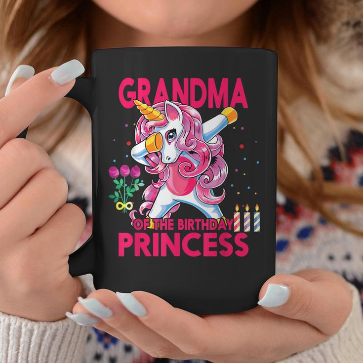 Grandma Of The Birthday Princess Dabbing Unicorn Girls Coffee Mug Unique Gifts