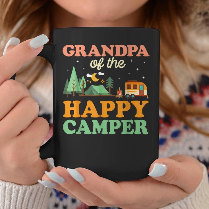 Grandpa Of The Happy Camper Men 1St Bday Camping Trip Coffee Mug Unique Gifts