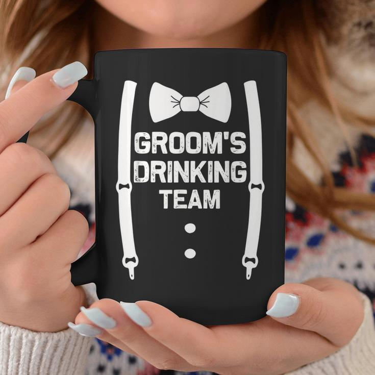 Grooms Drinking Team | Bachelor Party Squad | Wedding Coffee Mug Funny Gifts