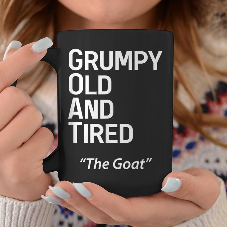 Grump Old And Tired Goat Funny Middle Aged Men Coffee Mug Personalized Gifts