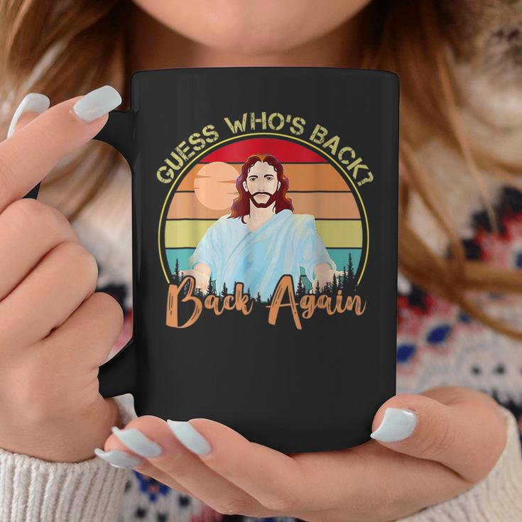 Guess Whos Back_ Happy Easter Jesus Christian Matching Coffee Mug Unique Gifts