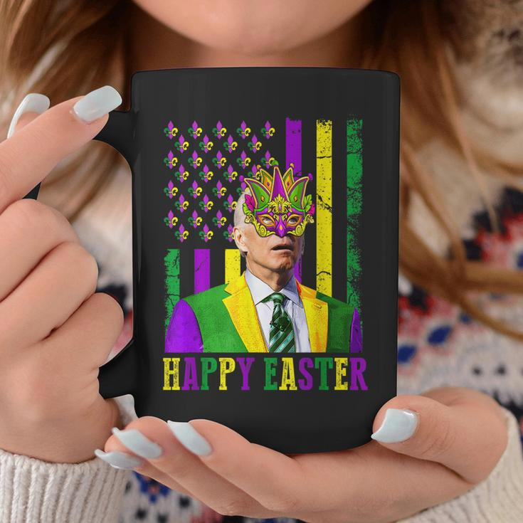 Happy Easter Confused Funny Joe Biden Mardi Flag Costume Coffee Mug Funny Gifts