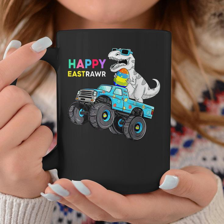 Happy EastrawrRex Easter Monster Truck Dinosaur Boys Kids Coffee Mug Unique Gifts