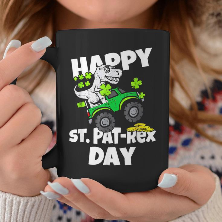 Happy St PatRex Day Cute Dinosaurus St Patricks Day Coffee Mug Funny Gifts