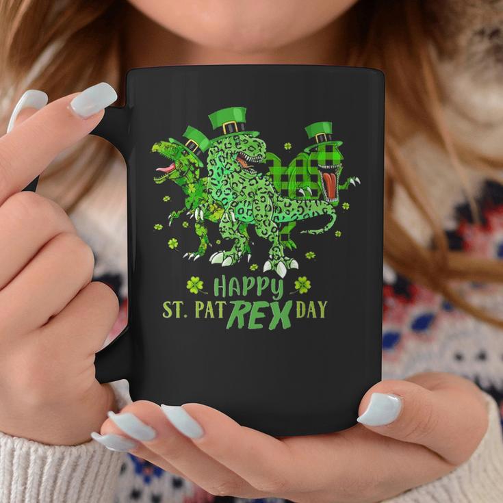 Happy St PatRex Day Funny Dinosaur St Patricks Day Coffee Mug Funny Gifts