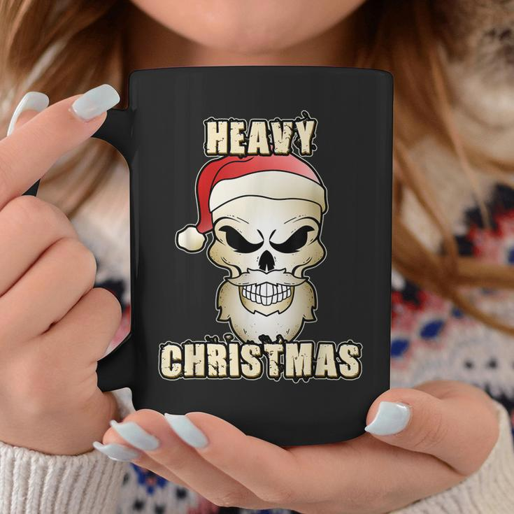 Heavy Metal Christmas Festival Rocker Biker Skull Totenkopf Tassen Lustige Geschenke