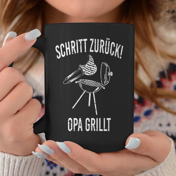 Herren Schritt Zurück Opa Grillt Tassen Lustige Geschenke