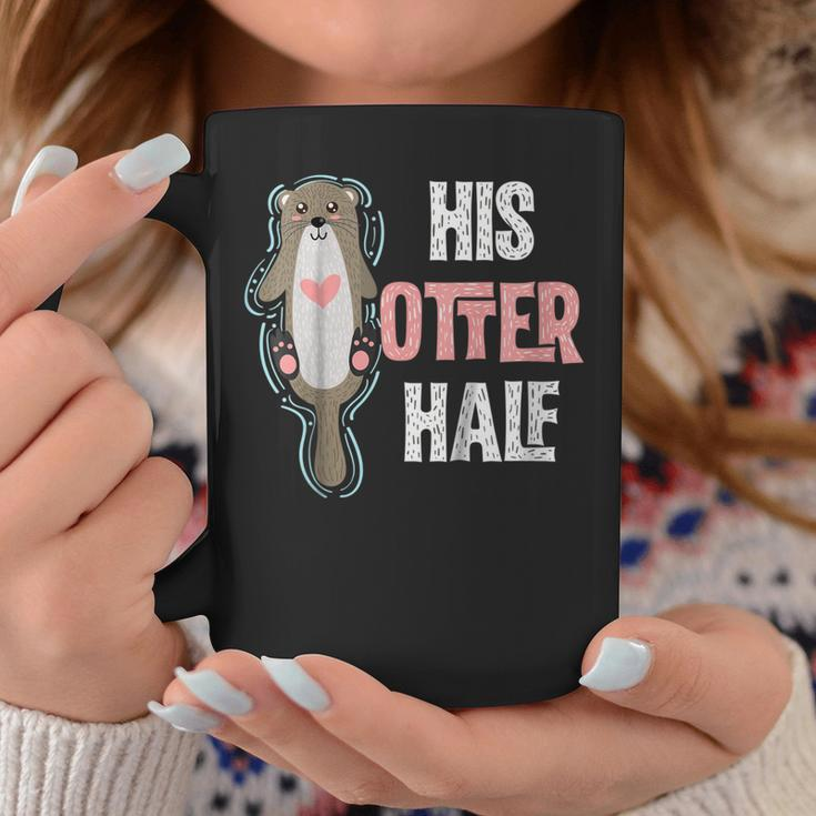 His Otter Half Punny Romantic Couple Valentines Day Tshirt Coffee Mug Unique Gifts