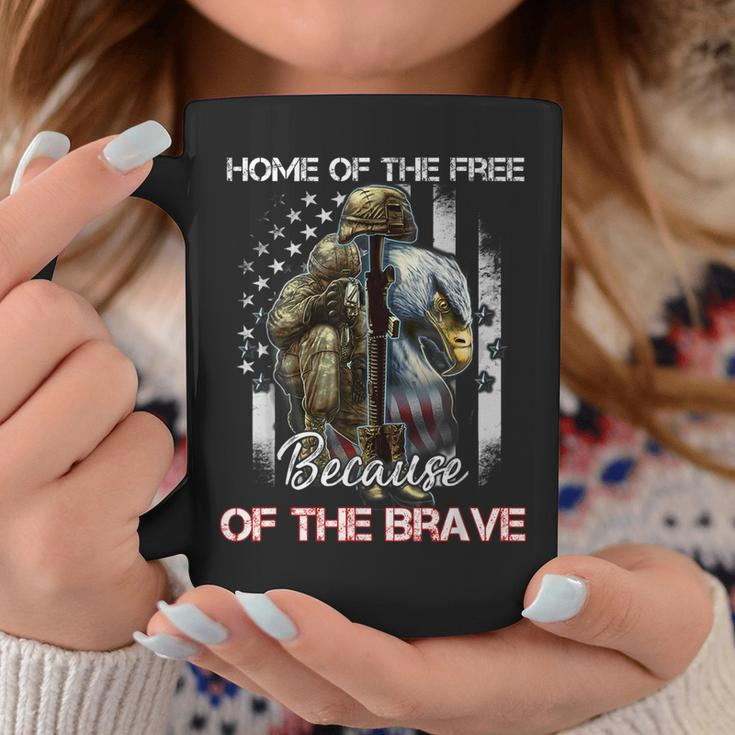 Home Of The Free Because Of The Brave Veterans Coffee Mug Unique Gifts