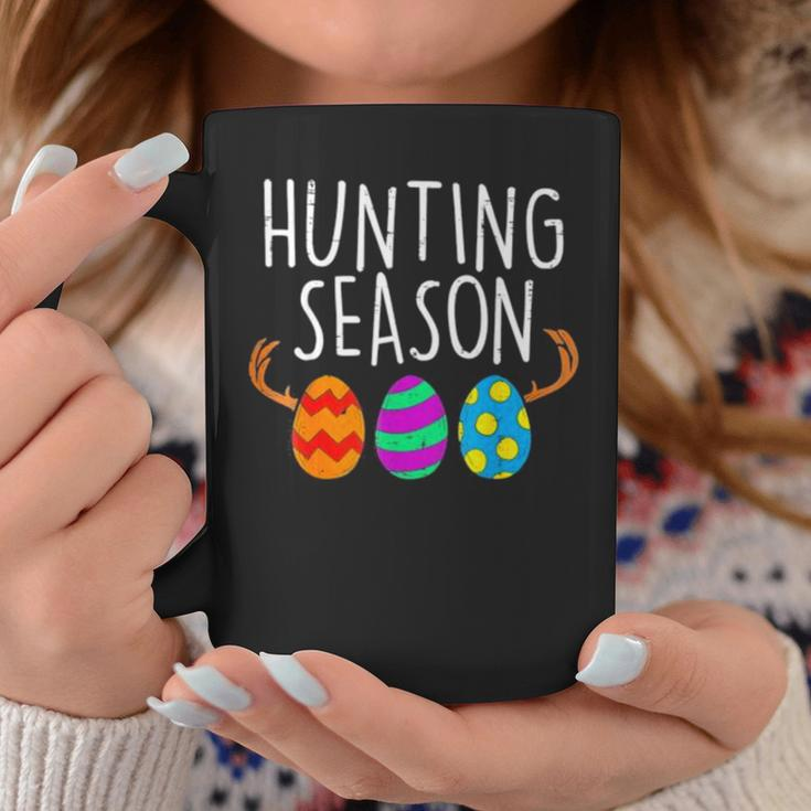 Hunting Season Eggs Deer Funny Easter Day Egg Hunt Hunter 2023 Gift Coffee Mug Unique Gifts
