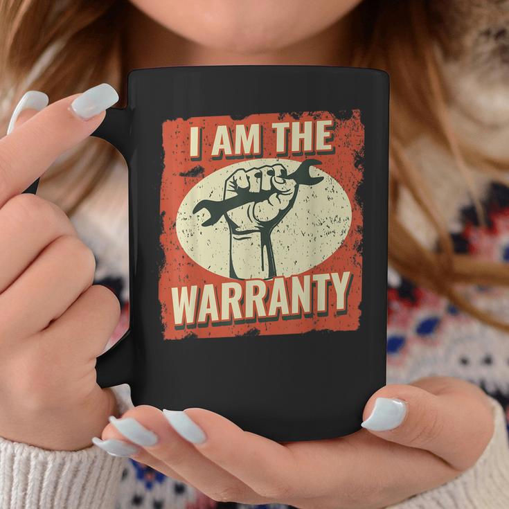 I Am The Warranty Vintage Mechanic Dad For Men Auto Mechanic Coffee Mug Funny Gifts