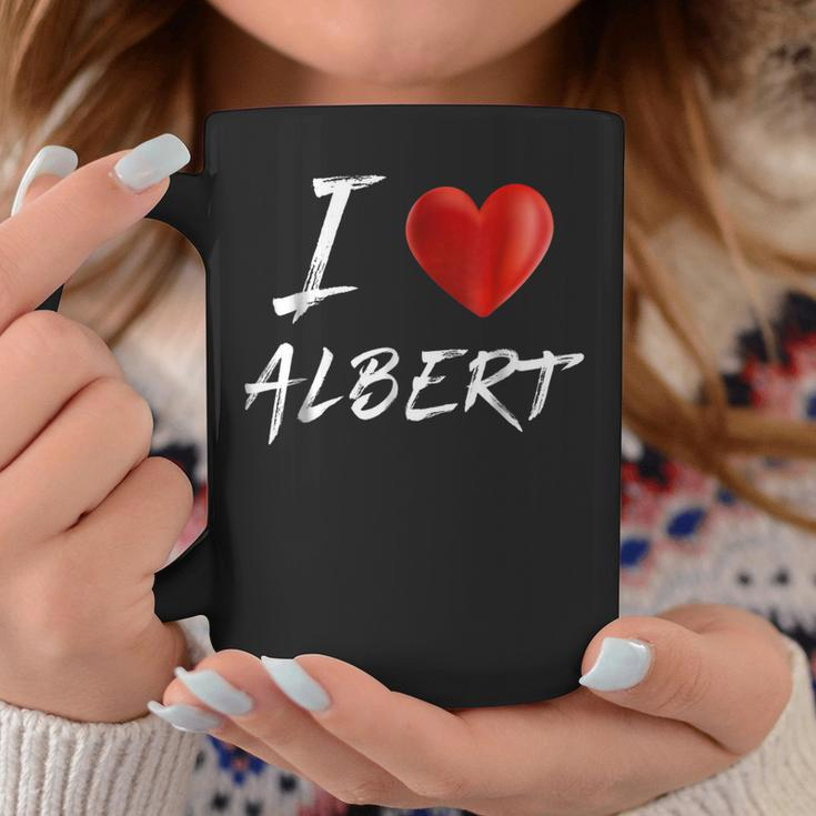 I Love Heart Albert Family NameCoffee Mug Funny Gifts