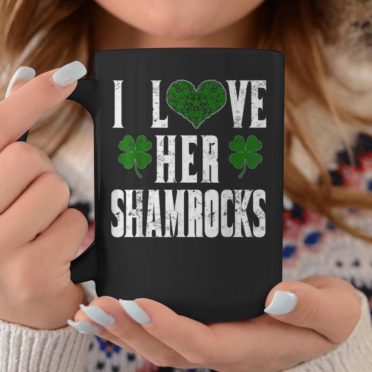I Love Her Shamrocks Funny Couples St Patricks DayShirt Coffee Mug Unique Gifts