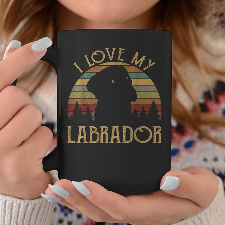I Love My Black Lab Labrador Funny Lover Mom Dad Themed Gift Coffee Mug Funny Gifts