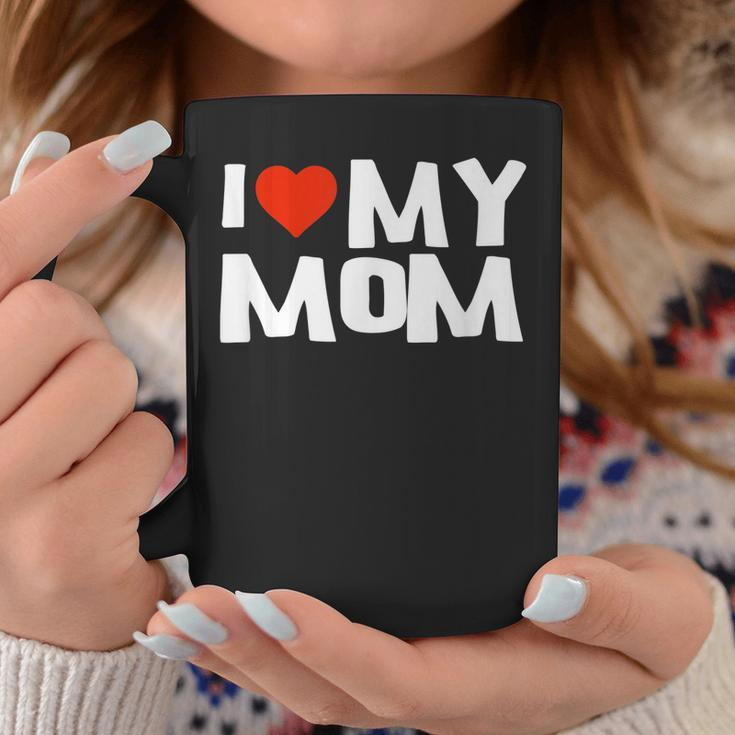 I Love My Mom With Heart MotherdayShirt Coffee Mug Unique Gifts