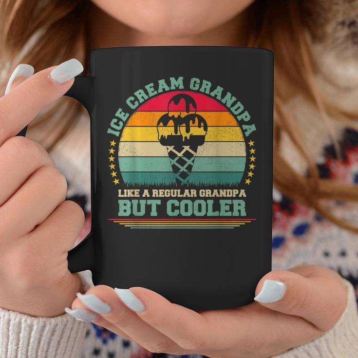 Ice Cream Lover Funny Vintage Ice Cream Grandpa Fathers Day Gift For Mens Coffee Mug Unique Gifts