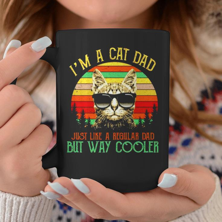 I’M A Cat Dad Just Like A Regular Dad But Way Cooler Vintage Coffee Mug Unique Gifts