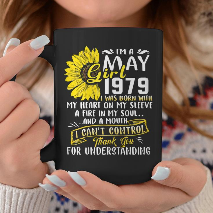 Im A May Girl 1979 Sunflower 40Th Birthday Gift Gift For Womens Coffee Mug Unique Gifts