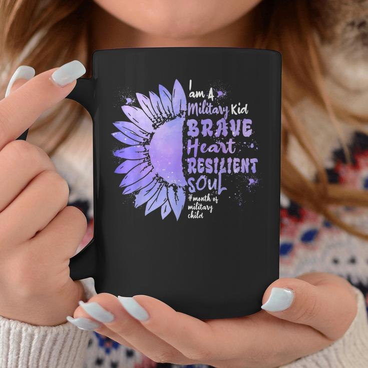 Im A Military Kid Brave Heart Resilient Soul Military Brat Coffee Mug Unique Gifts