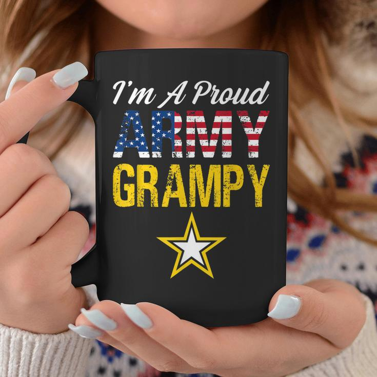 Im A Proud Army Grampy Military Pride American Flag Coffee Mug Unique Gifts