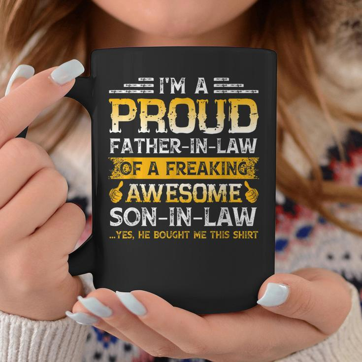 Im A Proud Father In Law Of A Awesome Son In Law Funny Coffee Mug Unique Gifts