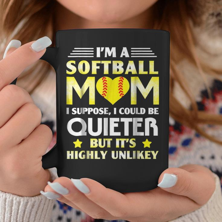 Im A Softball Mom I Could Be Quieter Coffee Mug Funny Gifts