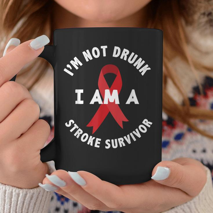 Im Not Drunk I Am A Stroke Survivor Funny Stroke Survivor Coffee Mug Funny Gifts