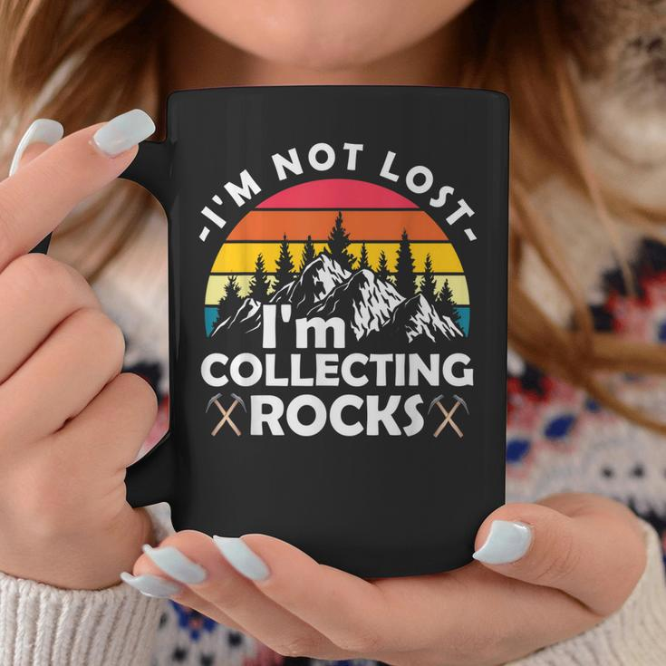 Im Not Lost Im Collecting Rocks Geologist Geode Hunter Coffee Mug Unique Gifts