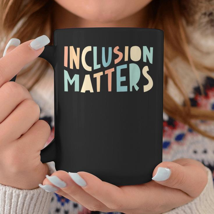 Inclusion Matters Special Education Autism Awareness Teacher Coffee Mug Funny Gifts
