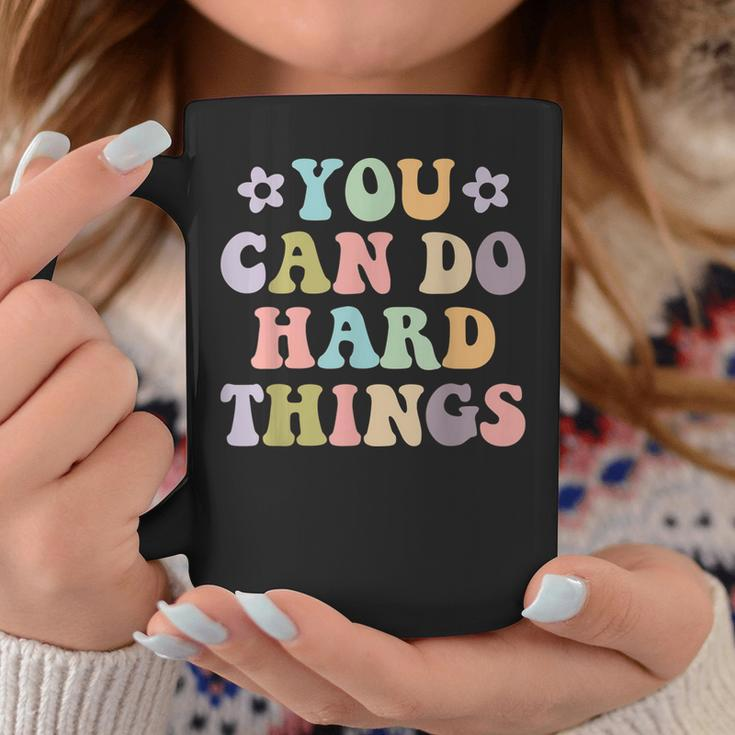 Inspirational Womens Graphics - You Can Do Hard Things Coffee Mug Unique Gifts