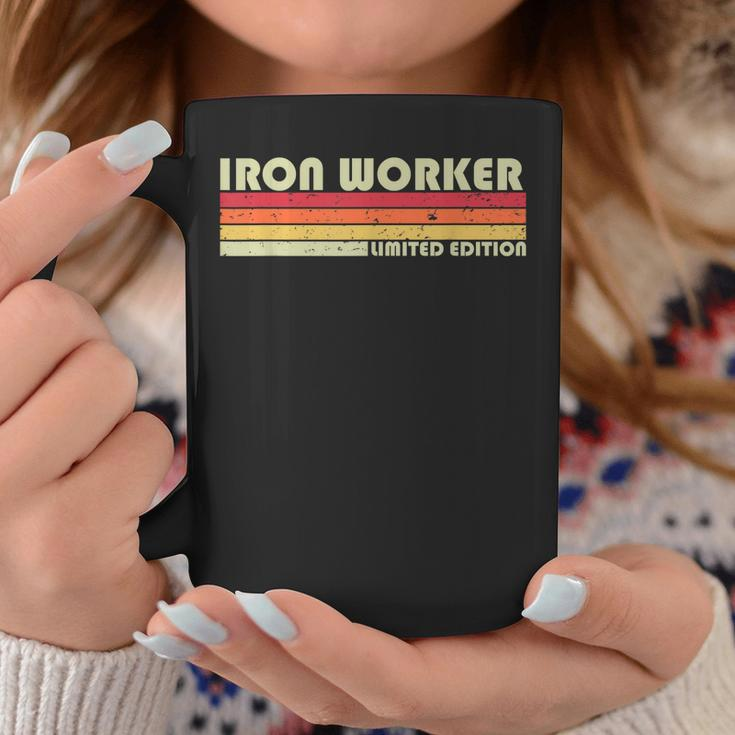 Iron Worker Funny Job Title Profession Birthday Worker Idea Coffee Mug Funny Gifts