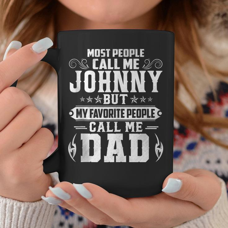 Johnny - Name Funny Fathers Day Personalized Men Dad Coffee Mug Personalized Gifts
