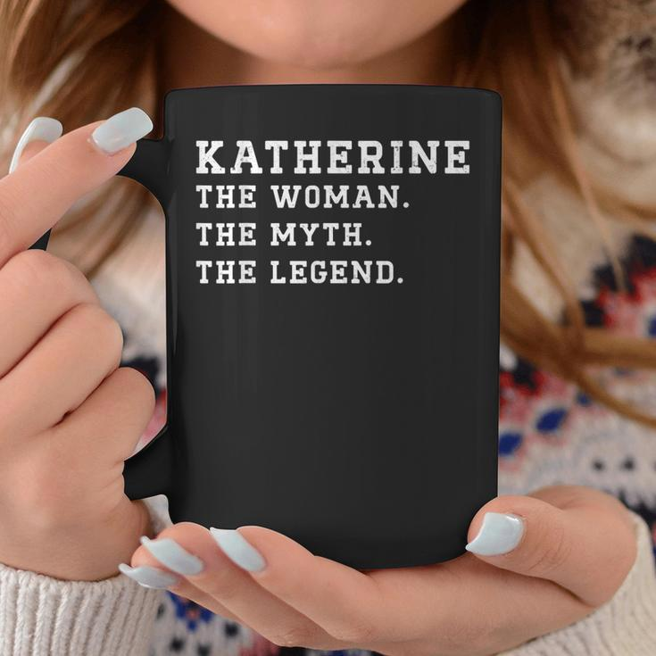 Katherine The Woman Myth Legend Custom Name Coffee Mug Funny Gifts