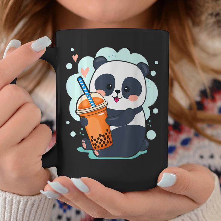 Kawaii Panda Anime Boba Drink Bubble Tea Tapioca Coffee Mug | Mazezy