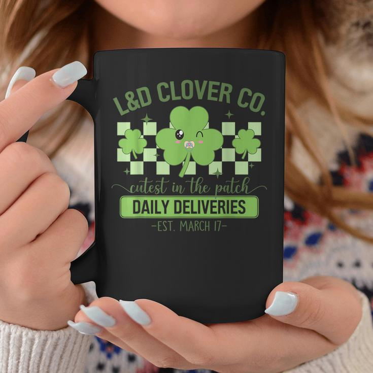 L&D Clover Co Funny St Patricks Day Labor And Delivery Coffee Mug Funny Gifts