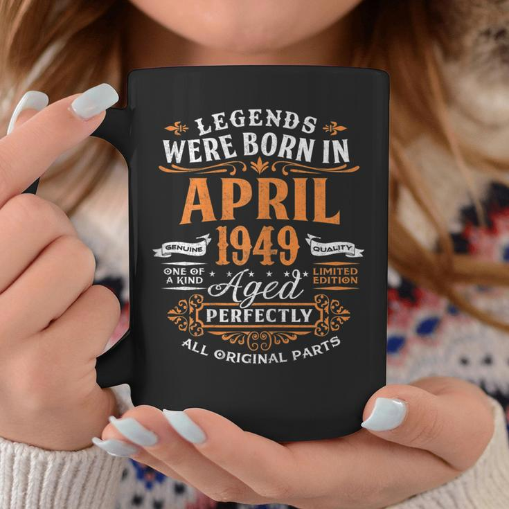 Legends Were Born In April 1949 70Th Birthday Gift Shirt Coffee Mug Unique Gifts