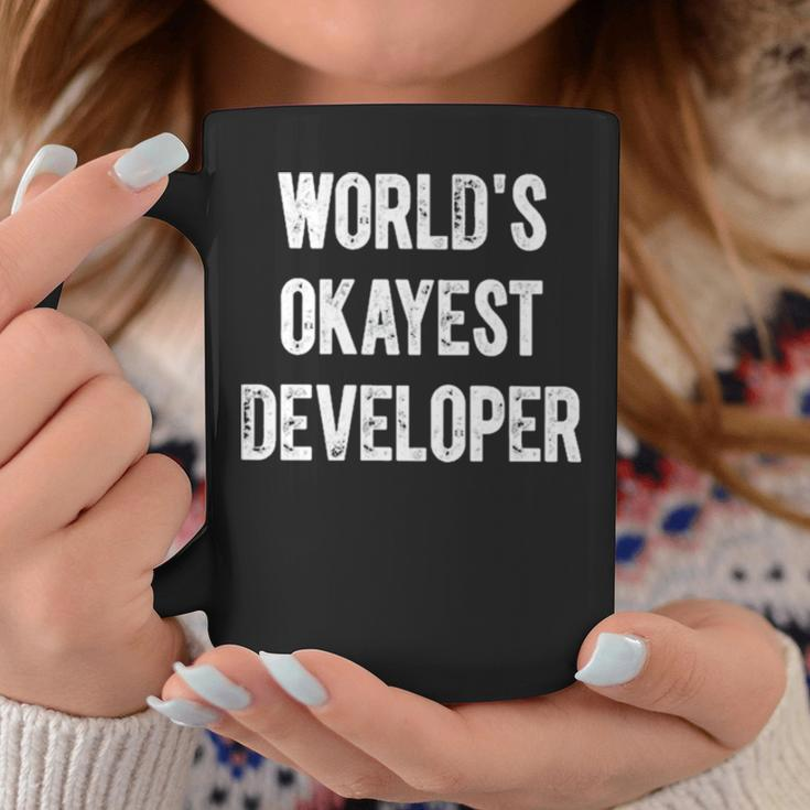 Lente Game Dev World Okayest DeveloperCoffee Mug Unique Gifts