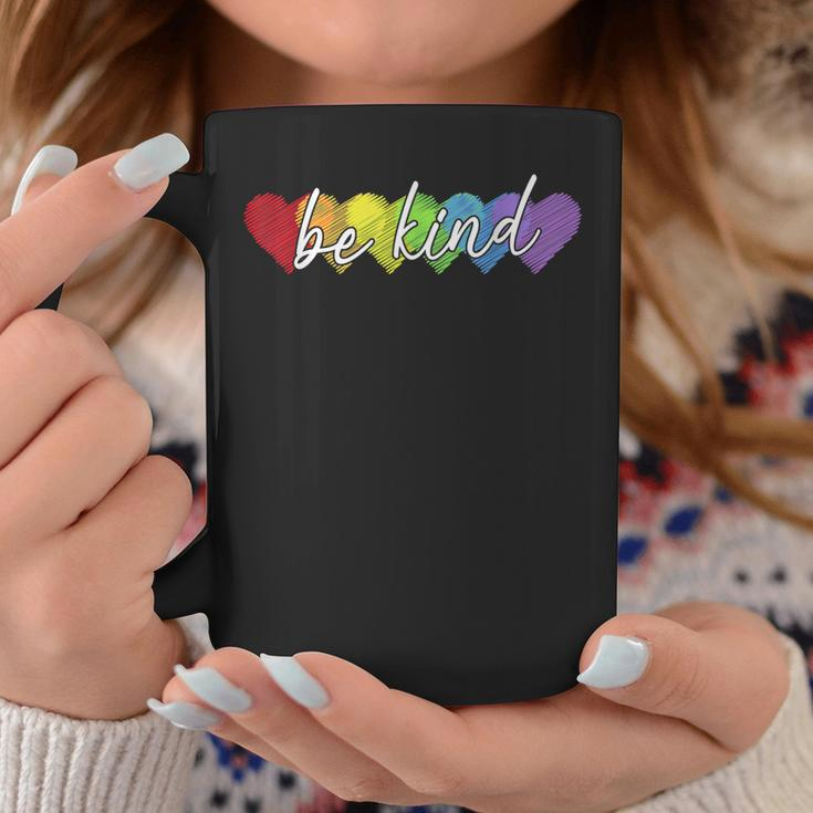 Lgbt Be Kind Gay Pride Lgbt Ally Rainbow Flag Retro Vintage Coffee Mug Unique Gifts